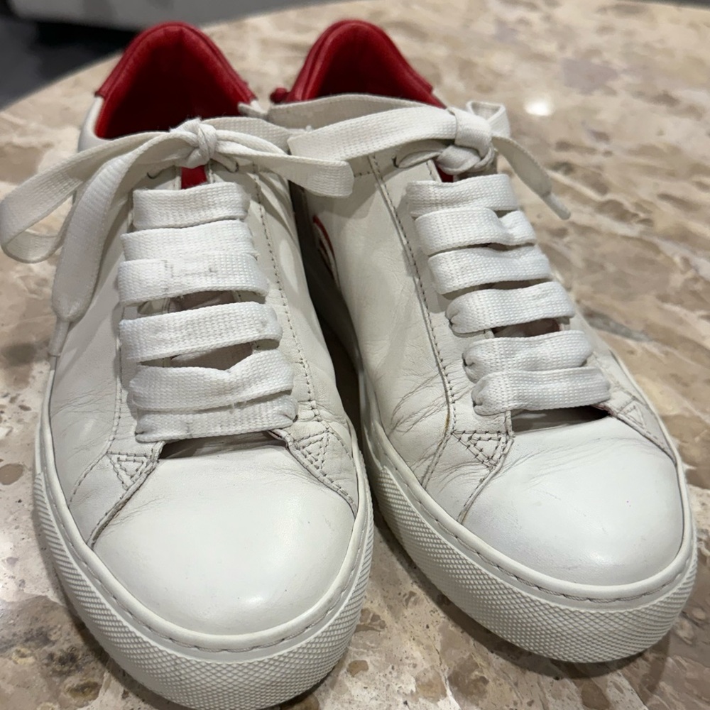 Women's White and Red Sneakers Givenchy - Picture 11 of 11